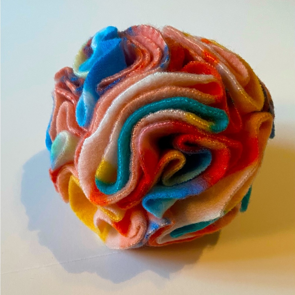 Cat Snuffle Sniffer Ball 4 inch , Treat Dispensing Toy/ Catnip Toy